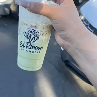 Strawberry matcha