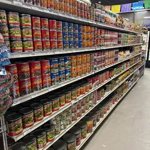 Variety of canned Goods