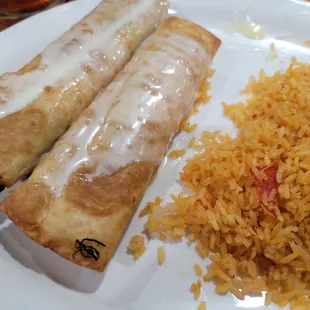 Chicken chimichangas