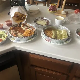 Takeout from el rincons
