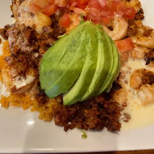 Chonita special with shrimp