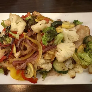 Lago Special (tilapia, mixed vegetables)