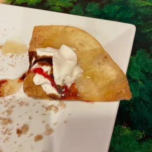 1/4 of a delicious sopipilla