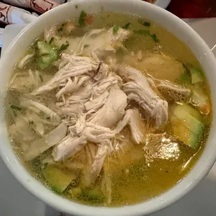 Chicken soup (large)... best in town!