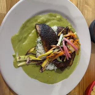 Tilapia poblano super good