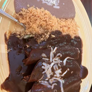 Enchiladas de mole