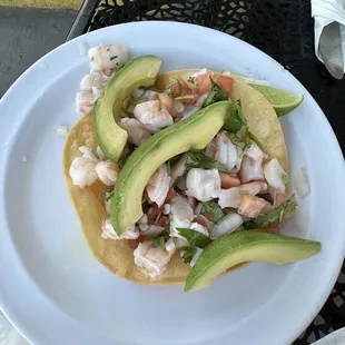 Shrimp Tostadas