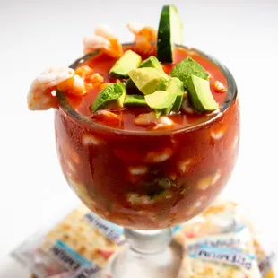 a close up of a drink