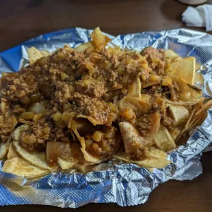 Carne Molida con Tajadas