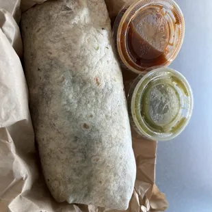 Soyrizo burrito