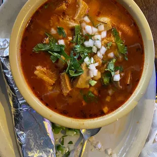 Rico y Delicioso Menudo Plate