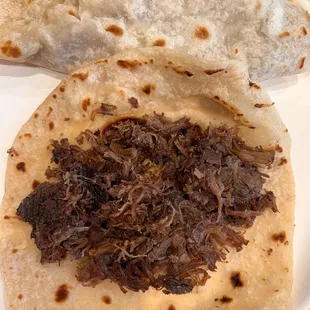 Got a plain taco with absolutely nothing on it.
