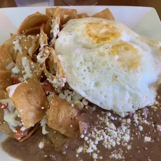 Chilaquiles Chef Alaniz Breakfast Border Plate