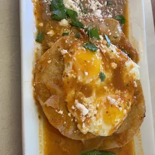 Huevos Rancheros Breakfast Border Plate