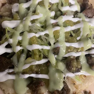 Pellizcada de carne asada