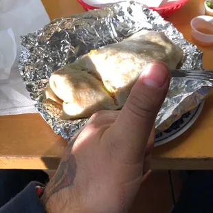 Machaca burrito