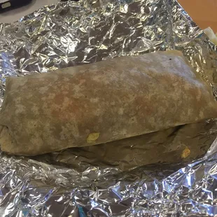 Big huge breakfast burrito - enough for two adults