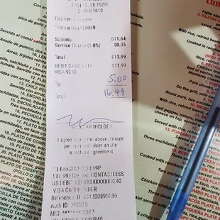 $11.99 THATS ALL....TIP $5.00