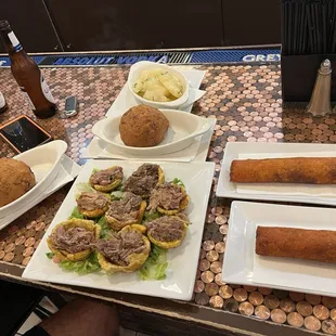 This, my friend's, I call a little bit of heaven. Missing the Yellow Spanish Rice, but you get the drift.