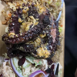 Grilled octopus