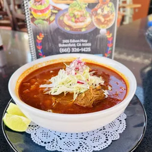 Pozole todos los días.