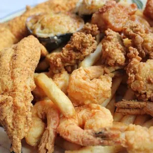 a plate of food