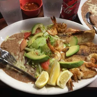 Filete Y Camaron a La Plancha