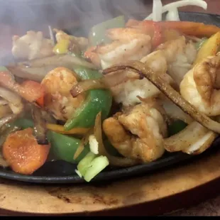Shrimp Fajitas