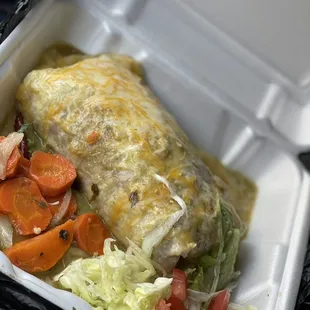 Wet Asada Burrito