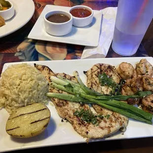 Pechuga con Camarones