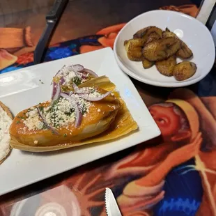 Chicken Tamales Wrapped