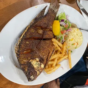 Fried Fish Plate