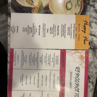Drink Menu