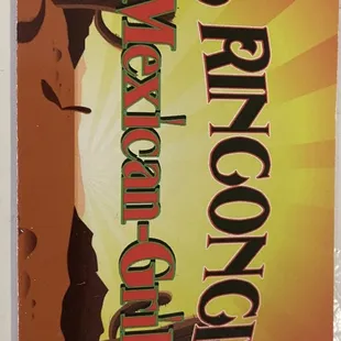 a sign for a mexican restaurant