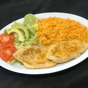 Pollo asado ala plancha