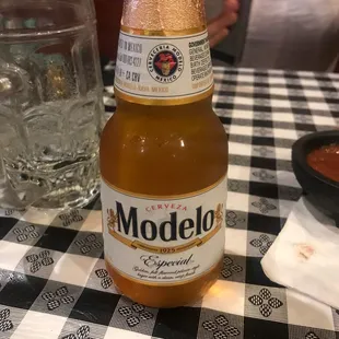 a bottle of modelo
