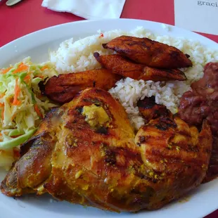 Char grilled chicken plate