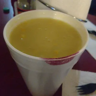 Atole de elote