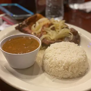 a plate of food