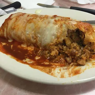 Awesome chicken burrito
