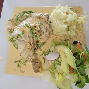 Pollo en Cream / Chicken with Salvadorean cream