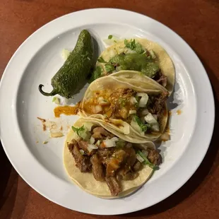 3 taco plate