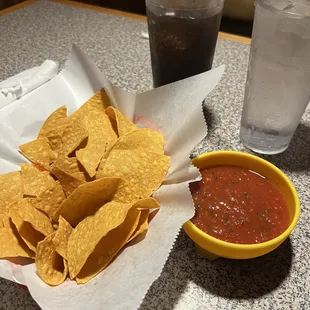 Complimentary Chips and Salsa