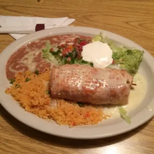 Chicken chimichanga