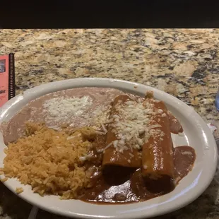 Dos enchiladas