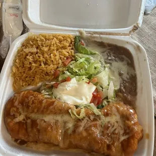 Chicken chimichanga