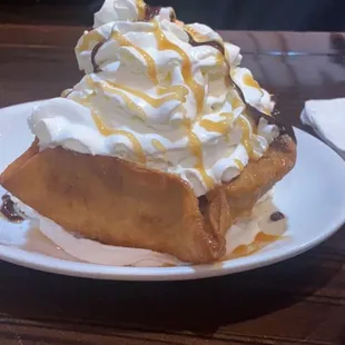 The ice cream dessert!!! YUM!!!