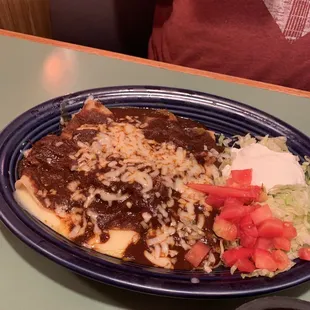 Ranchero enchiladas