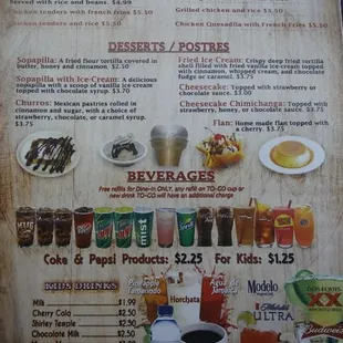 Menu Page 5