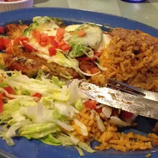 No. 23. Chicken breast with tomato and avocado.